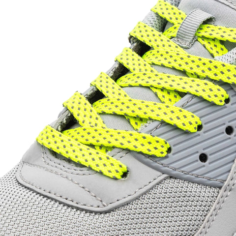 Volt - Reflective Flat Laces 2.0 on shoes