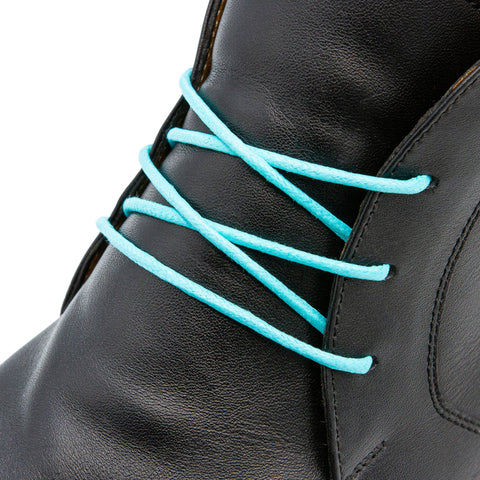 Mint Waxed Dress Shoelaces