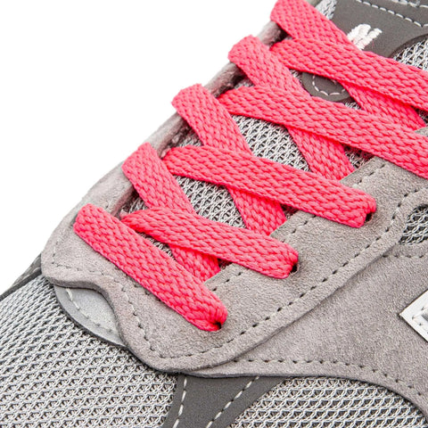 Neon Pink Flat Lace Lab Laces