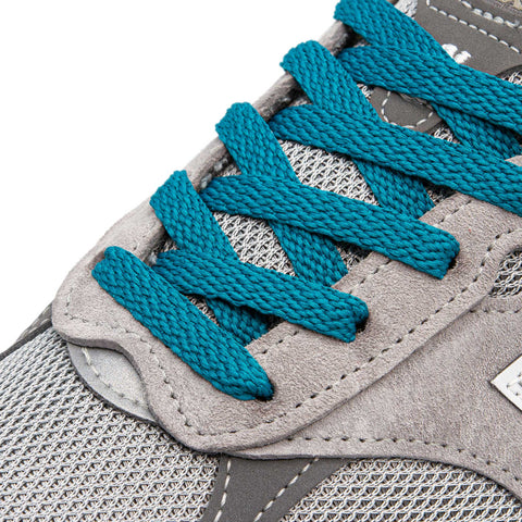 Teal Flat Lace Lab Laces